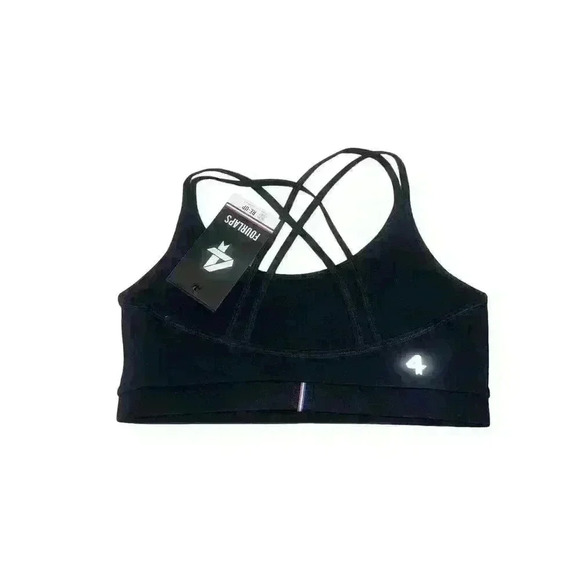 FourLaps Vitality Sports Bra Womens Small Black Gym/Workout NWT $58. - Picture 5 of 9